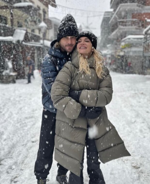 Dara Rolins a Pavel Nedvěd. Foto: snímek obrazovky extra.cz