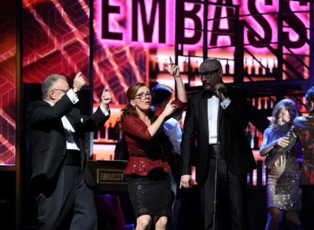 Premiéra muzikálu Láska nebeská. Foto: snímek obrazovky blesk.cz