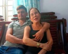 Mladý muž se oženil s 65 letou babičkou s 5 dětmi. Příbuzní nevyjádřili z oči do oči vše, co si myslí