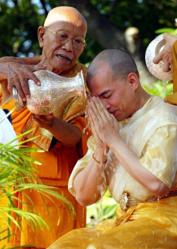 Norodom Sihamoni. Foto: snímek obrazovky ahaonline