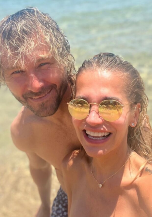 Dara Rolins s pertnerem Pavlem. Foto: snímek obrazovky extra.cz