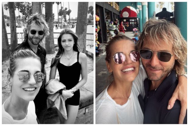 Dara Rolins s dcerou Laurou a pertnerem Pavlem. Foto: snímek obrazovky Instagram