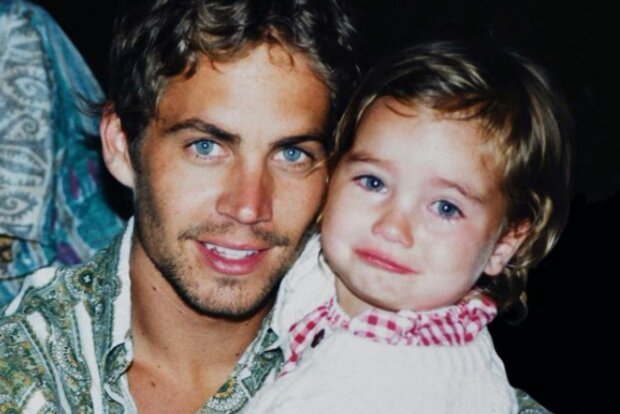 Paul Walker a dcera. Foto: snímek obrazovky Instagram