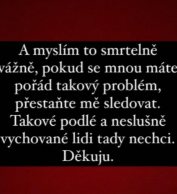 Markéta Konvičková. Foto: snímek obrazovky Instagram