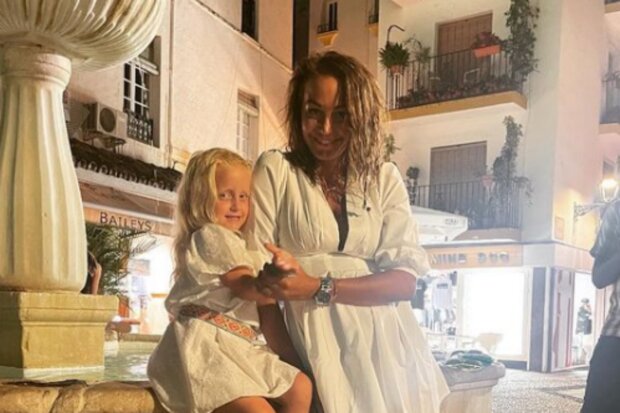 Agáta Hanychová a její dcera Mia. Foto: snímek obrazovky Instagram