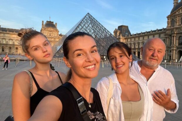 Iva Kubelková s rodinou. Foto: snímek obrazovky Instagram