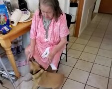 Majitelka a pes. Foto: snímek obrazovky YouTube