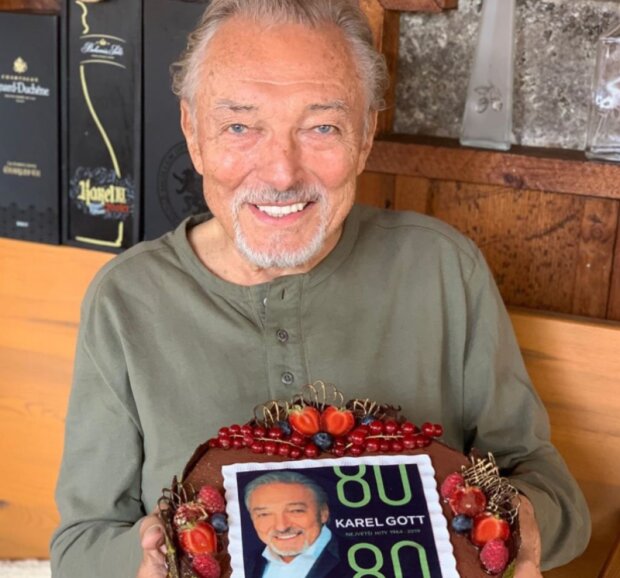 Karel Gott. Foto: snímek obrazovky stars24.cz