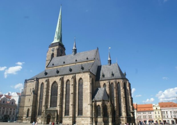Plzeňská katedrála. Foto: snímek obrazovky YouTube