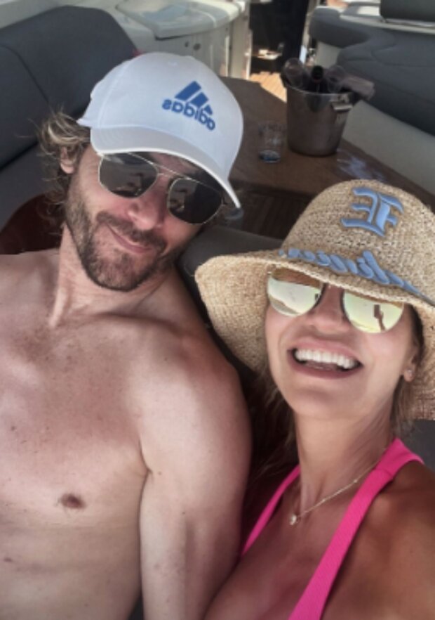 Dara Rolins s pertnerem Pavlem. Foto: snímek obrazovky extra.cz