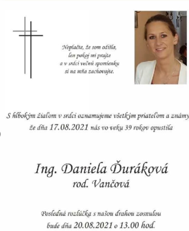 Bývalý hokejista Miroslav Ďurák se loučí se svou manželkou. Foto: snímek obrazovky extra.cz